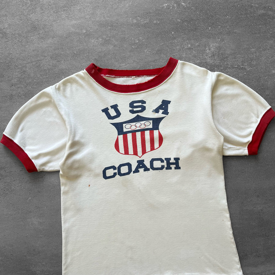 1970s USA Coach Ringer Tee