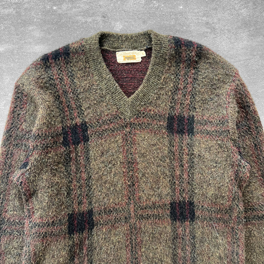 1970s Geometric Mohair Sweater
