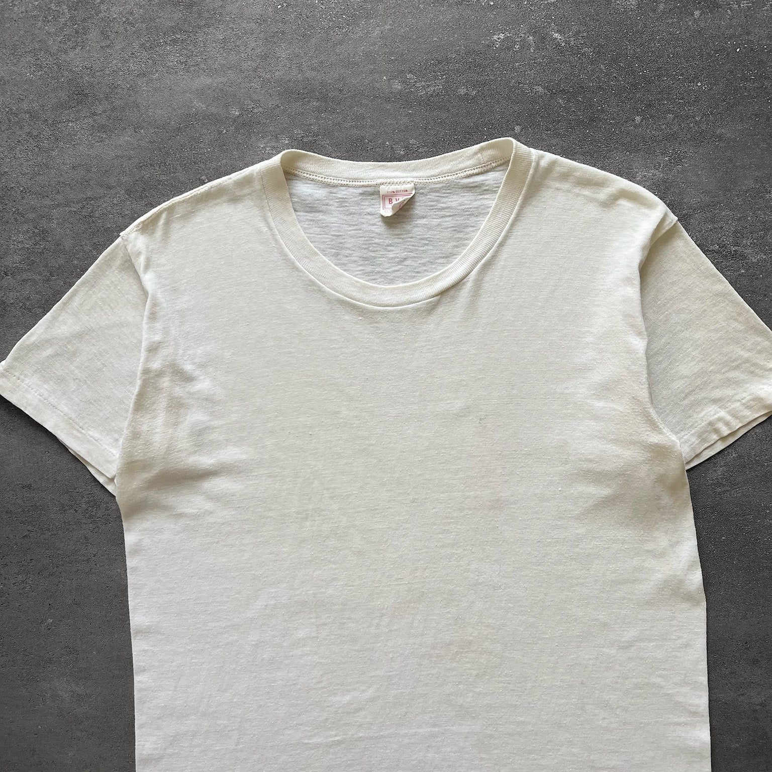 1970s BVD Perfect White Tee – Ametora