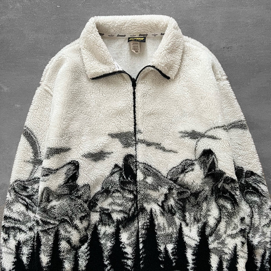 1990s Wolf Fleece Jacket
