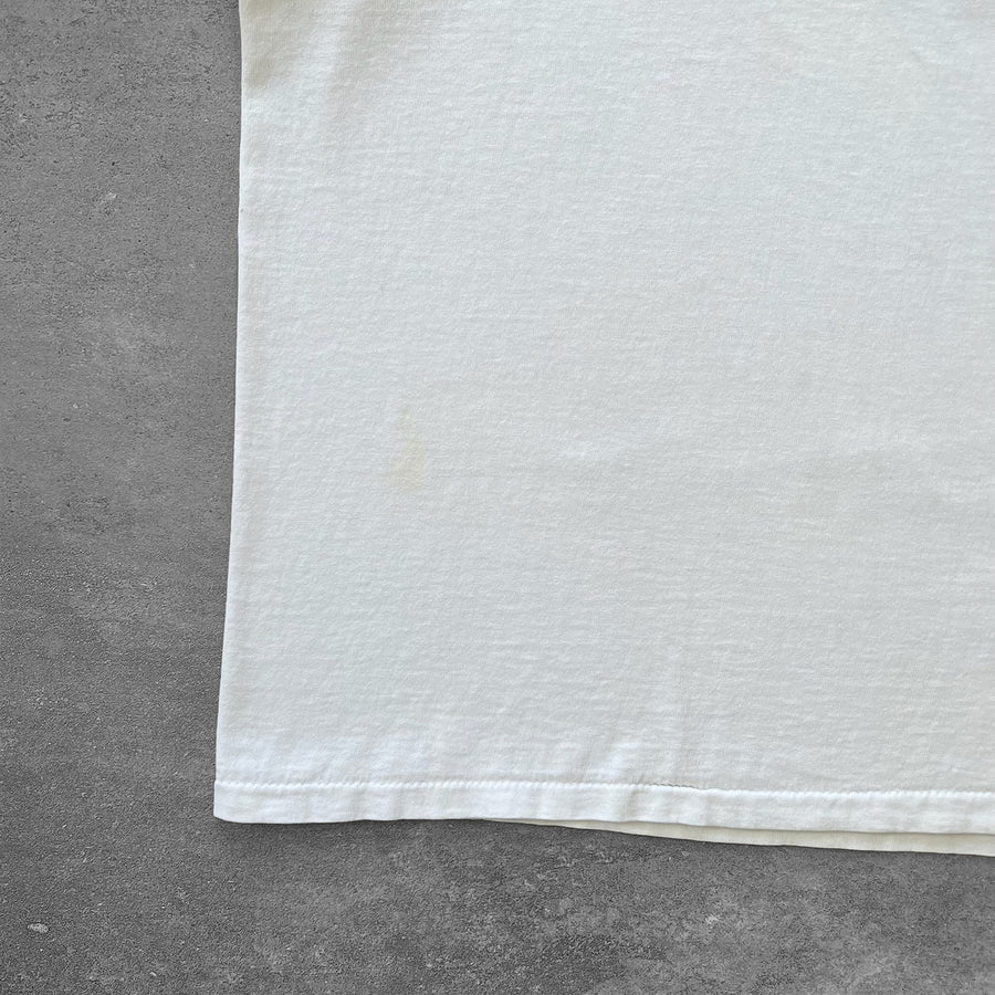 1990s Oneita White Pocket Tee