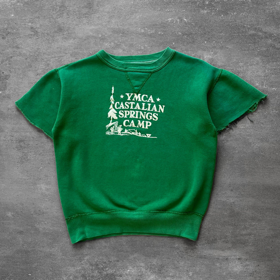 1960s YMCA Camp Short Sleeve Sweatshirt