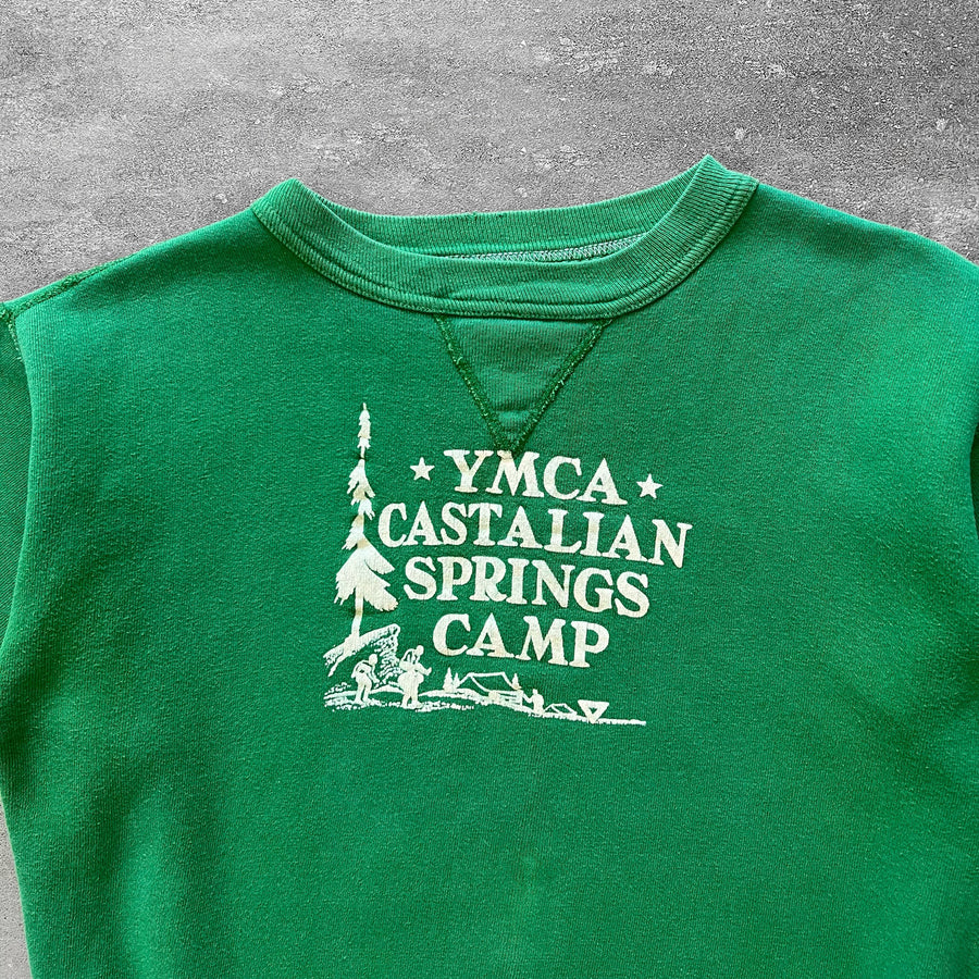 1960s YMCA Camp Short Sleeve Sweatshirt