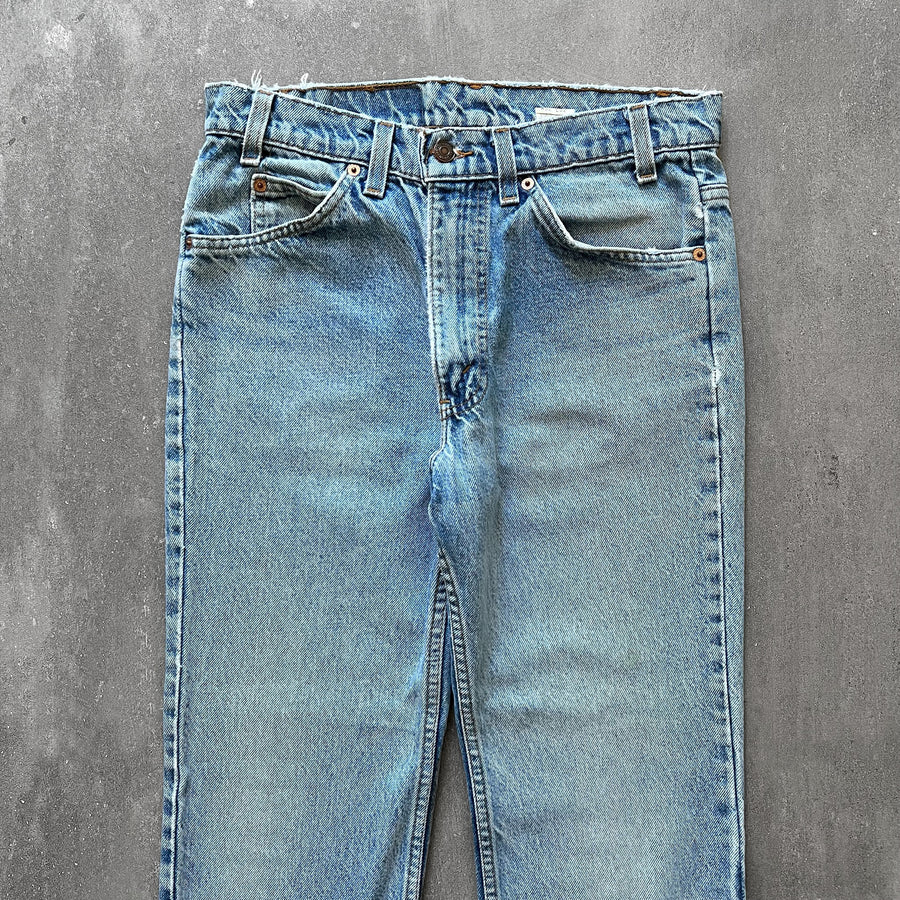 1990s Levi's 517 Orange Tab Jeans 30 x 30