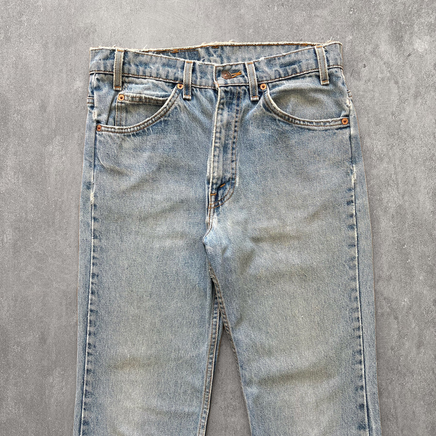 1990s Levi's 517 Orange Tab Jeans 30 x 31