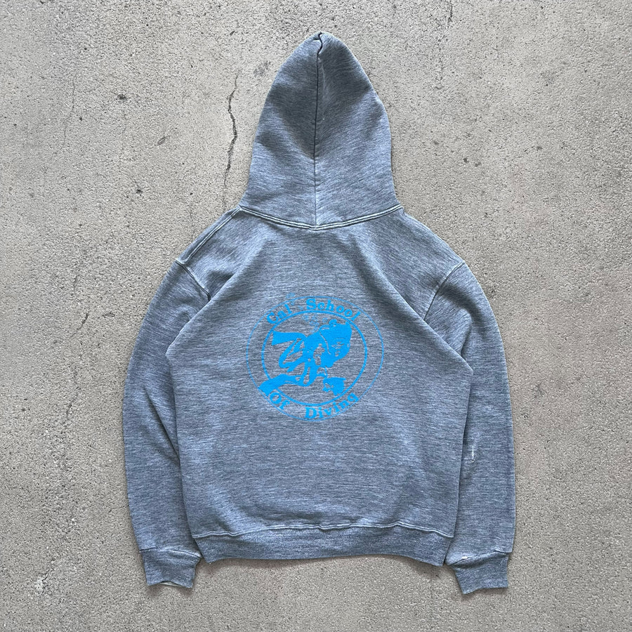 1980s Russell Cal Diving Instructor Hoodie