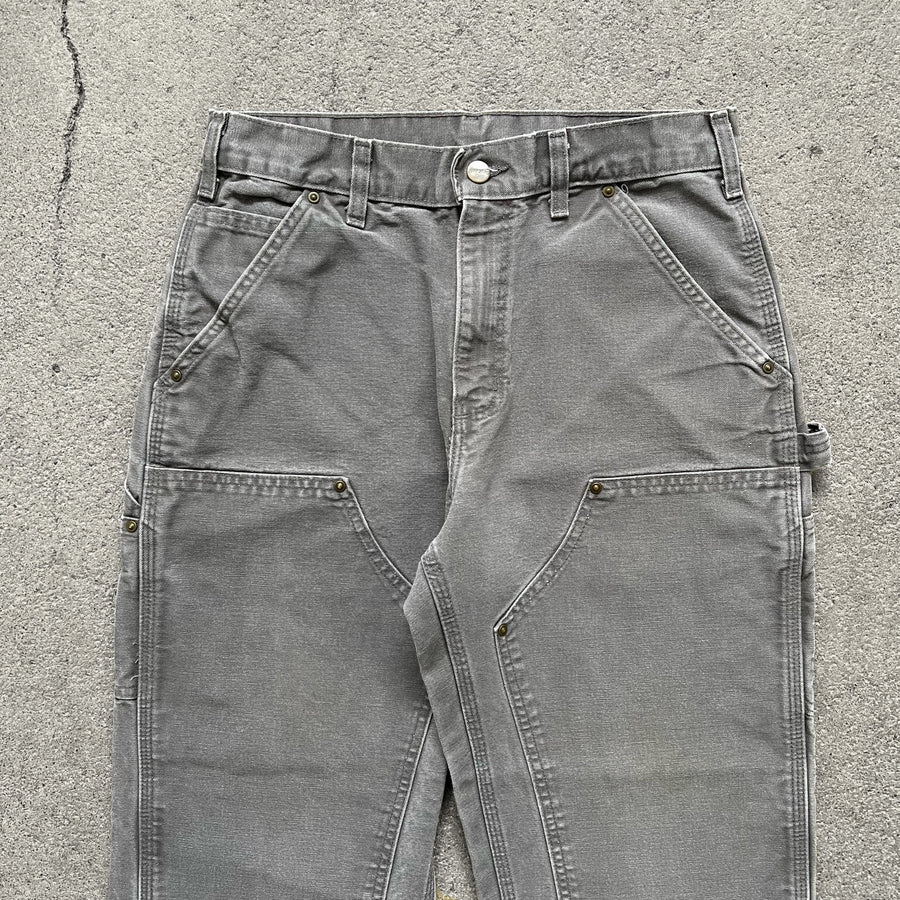 1990s Carhartt Double Knee Pants Gray 30 x 29
