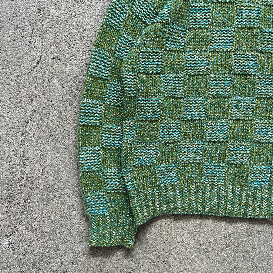 1970s Pendleton Chunky Green Sweater