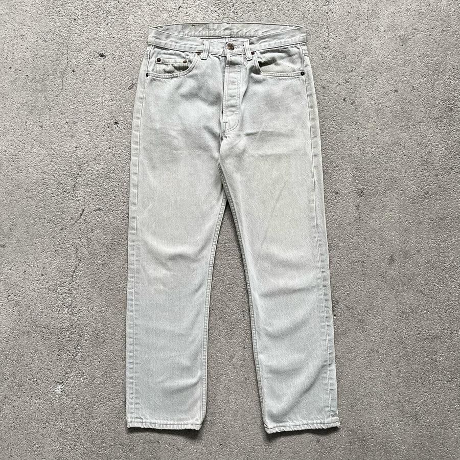 1990s Levi's 501 Jeans Gray 30 x 29.5