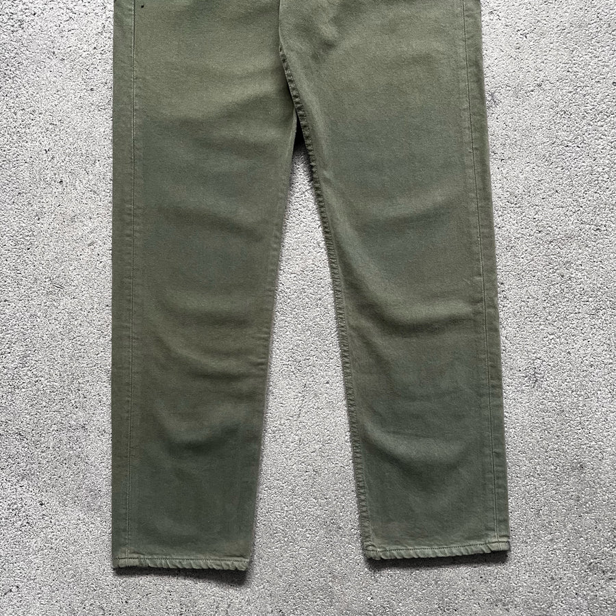 1990s Levi's 501 Jeans Green 34 x 32