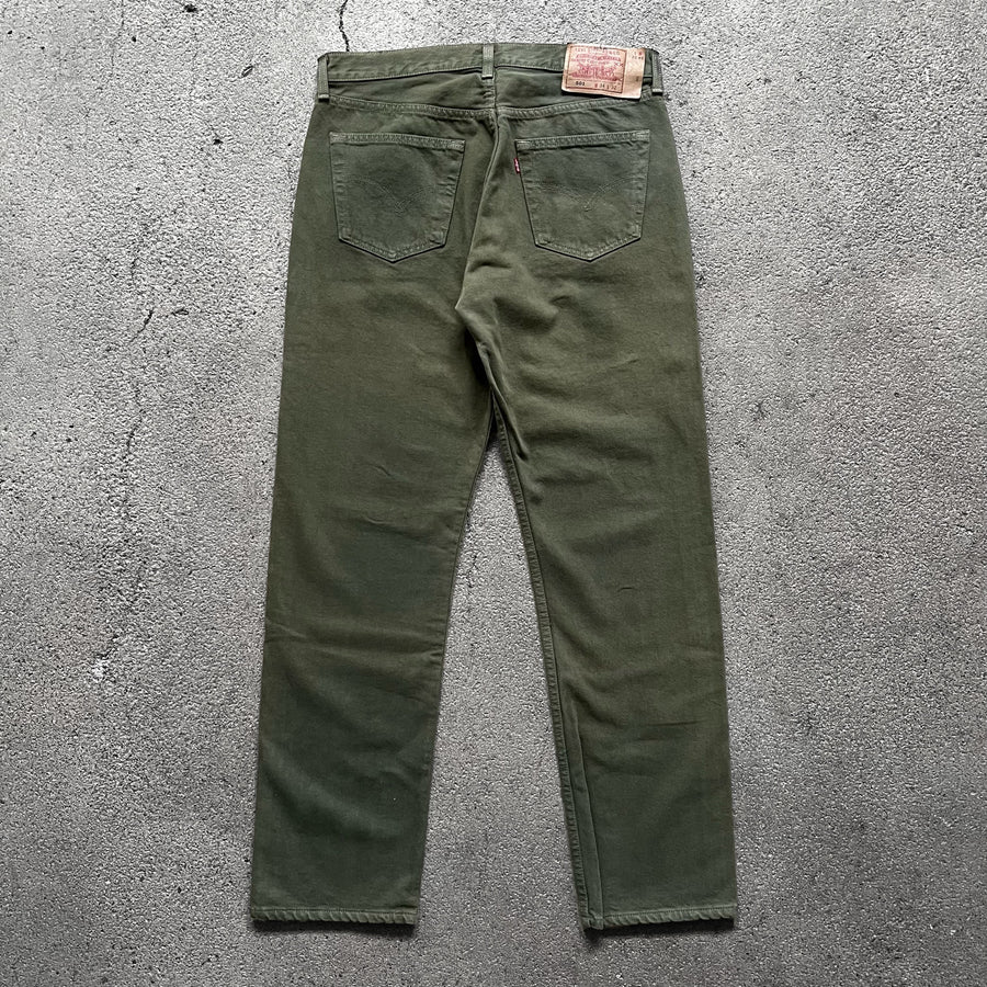 1990s Levi's 501 Jeans Green 34 x 32