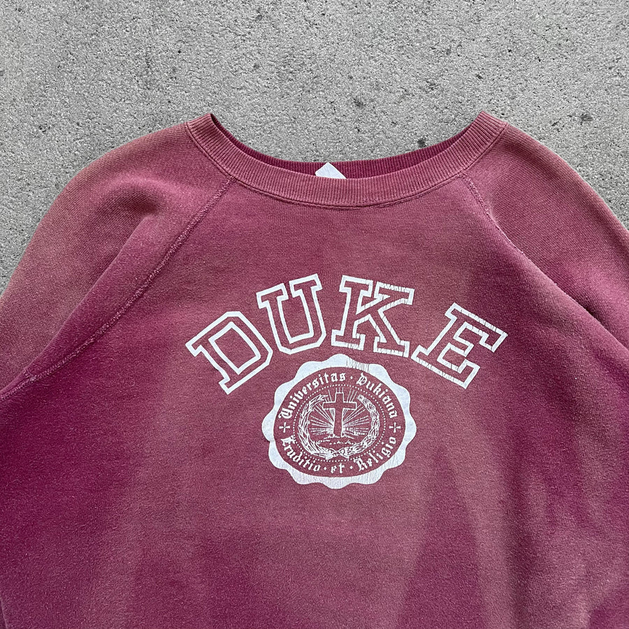 1970s Velva Sheen Sun Faded Duke Raglan Sweatshirt