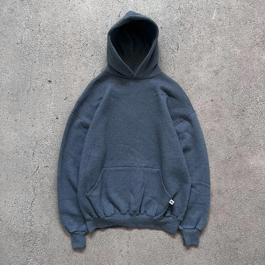 1990s Russell Hoodie Charcoal Gray