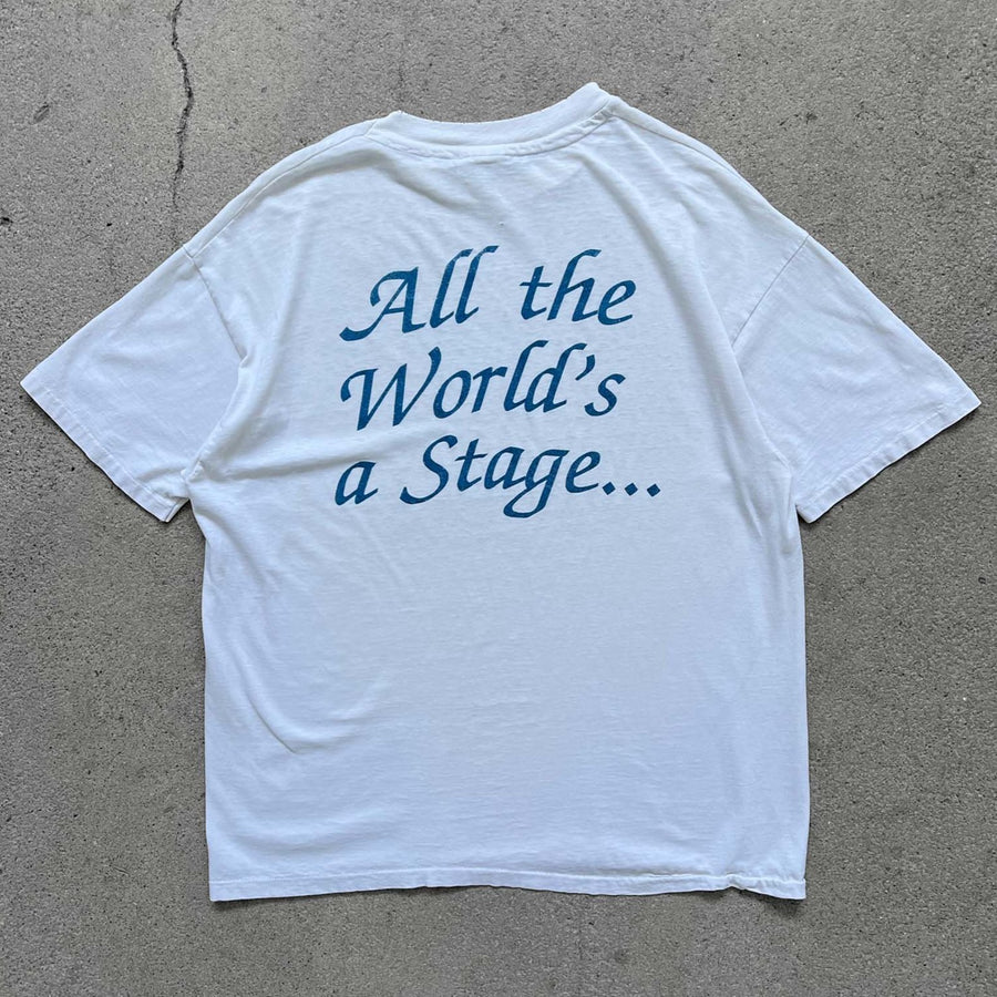 1990 Hanes Shakespeare 'All The World's A Stage' Tee