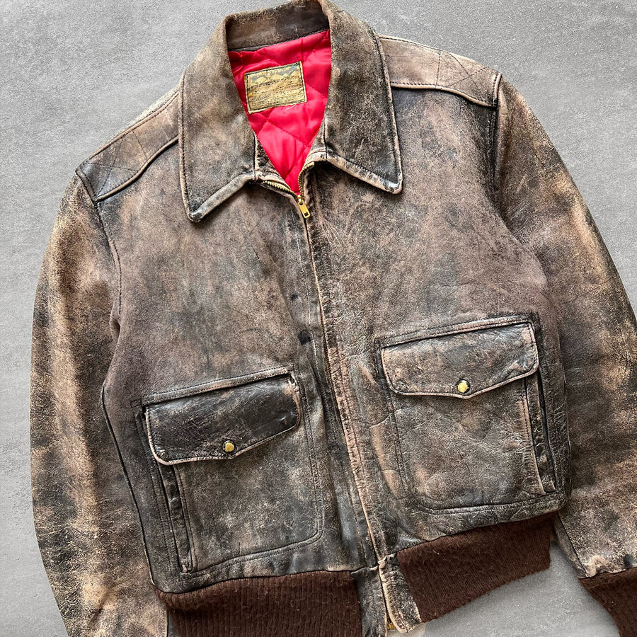 1950s California Sportswear A2 Leather Jacket