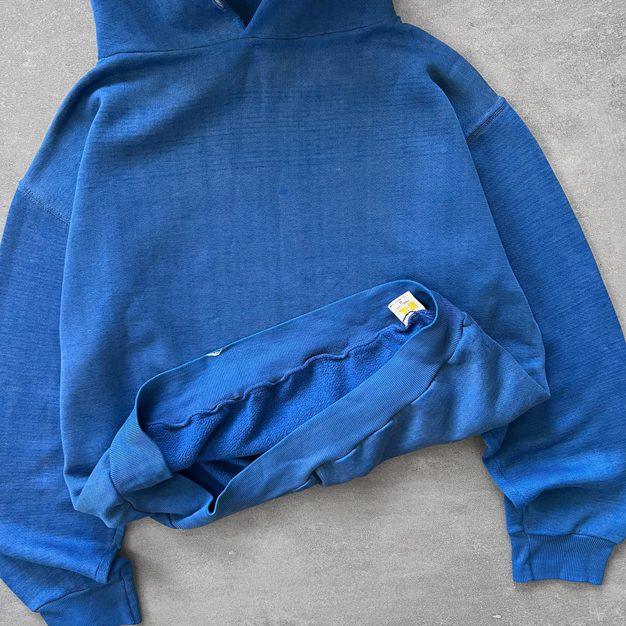 1970s Russell Hoodie Faded Blue