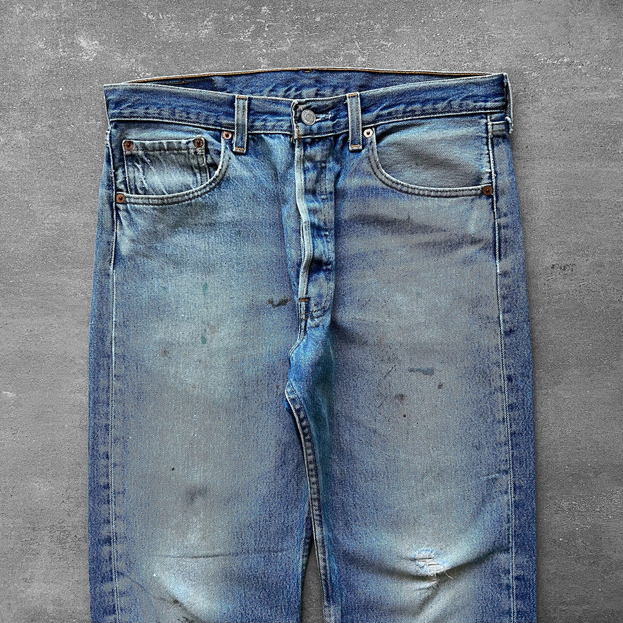 1990s Levi's 501xx Jeans Dirty Wash 32 x 28