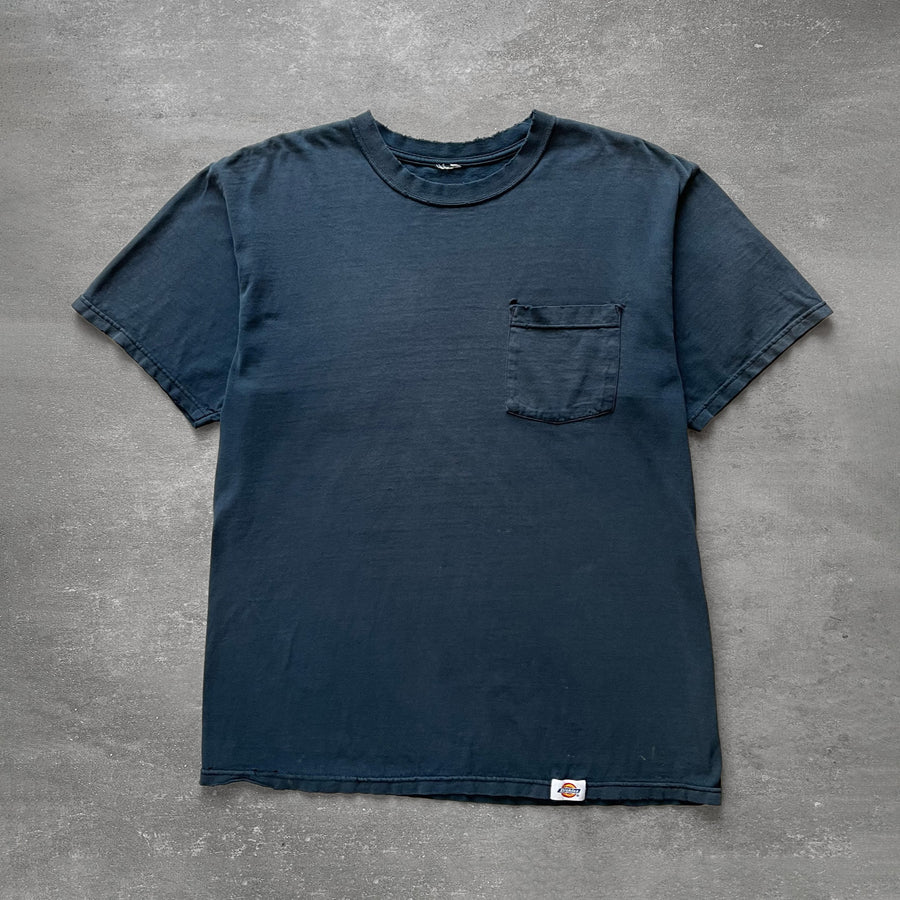 1990s Dickies Pocket Tee Faded Black