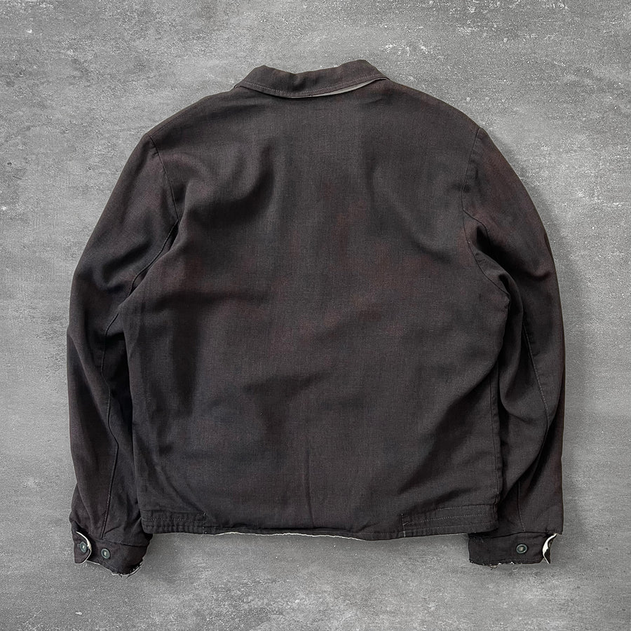 1960s Reversible Gabardine Jacket Faded Black