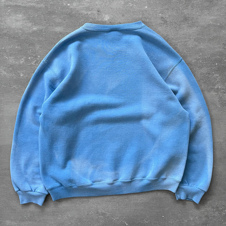 1990s Russell Crewneck Faded Baby Blue