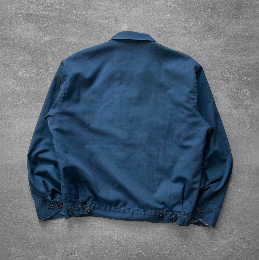 1970s Two Pocket Blue Work Jacket