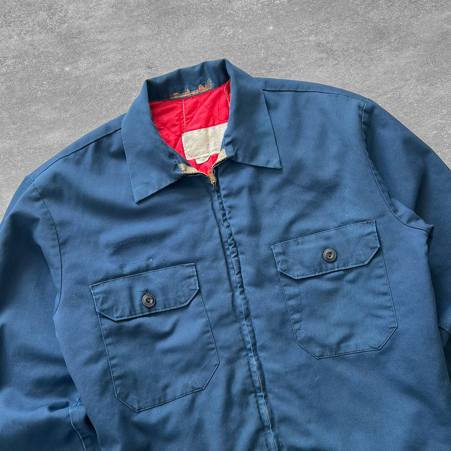 1970s Two Pocket Blue Work Jacket