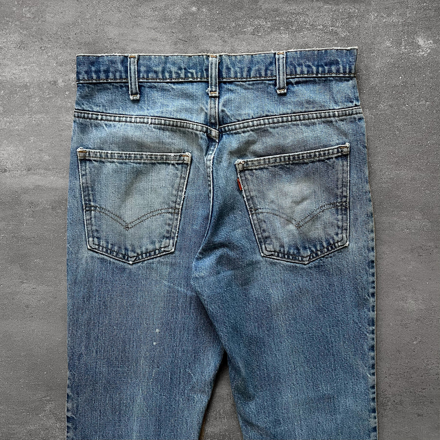 1970s Levi's 646 Orange Tab Jeans 30