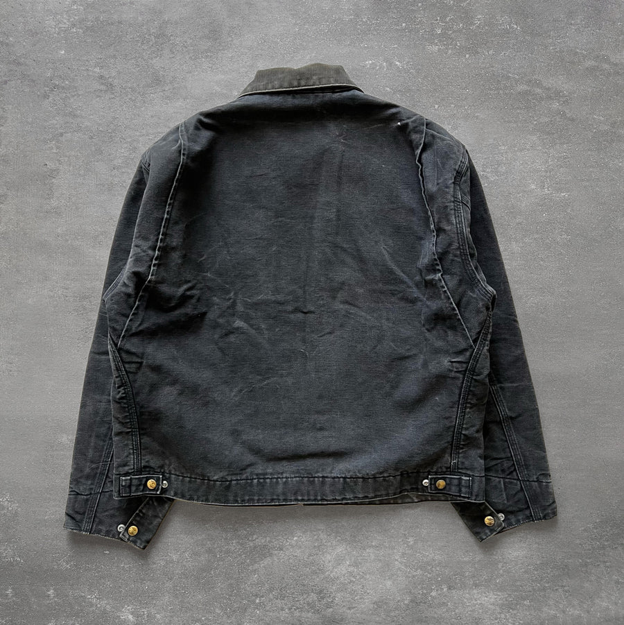 1990s Carhartt Detroit Jacket Faded Black