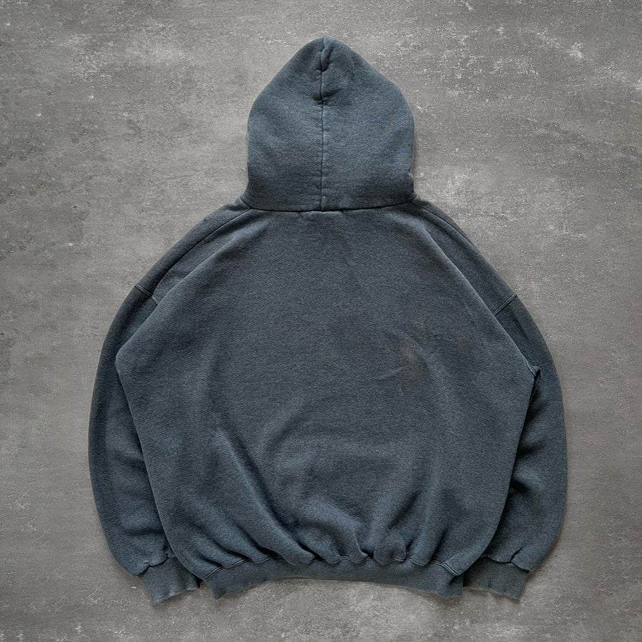 1990s Discus Faded Gray Hoodie