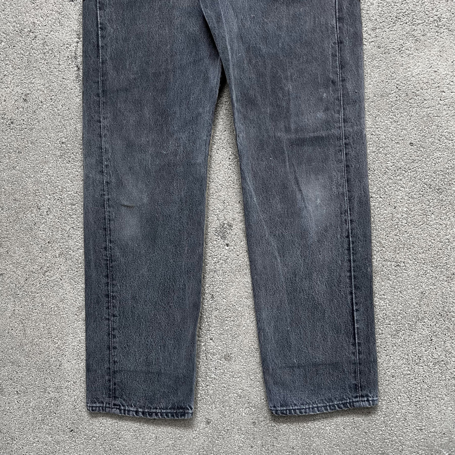 1990s Levi's 501 Jeans Faded Black 30 x 30