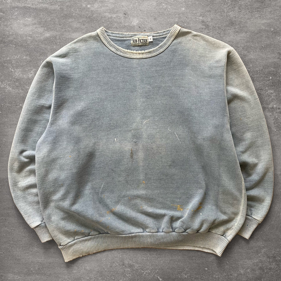 1990s Faded Blue Crewneck Sweatshirt