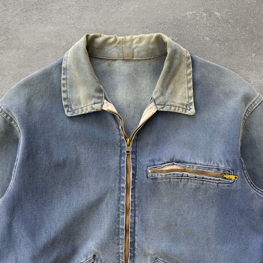 1960s Sun Faded French Work Jacket