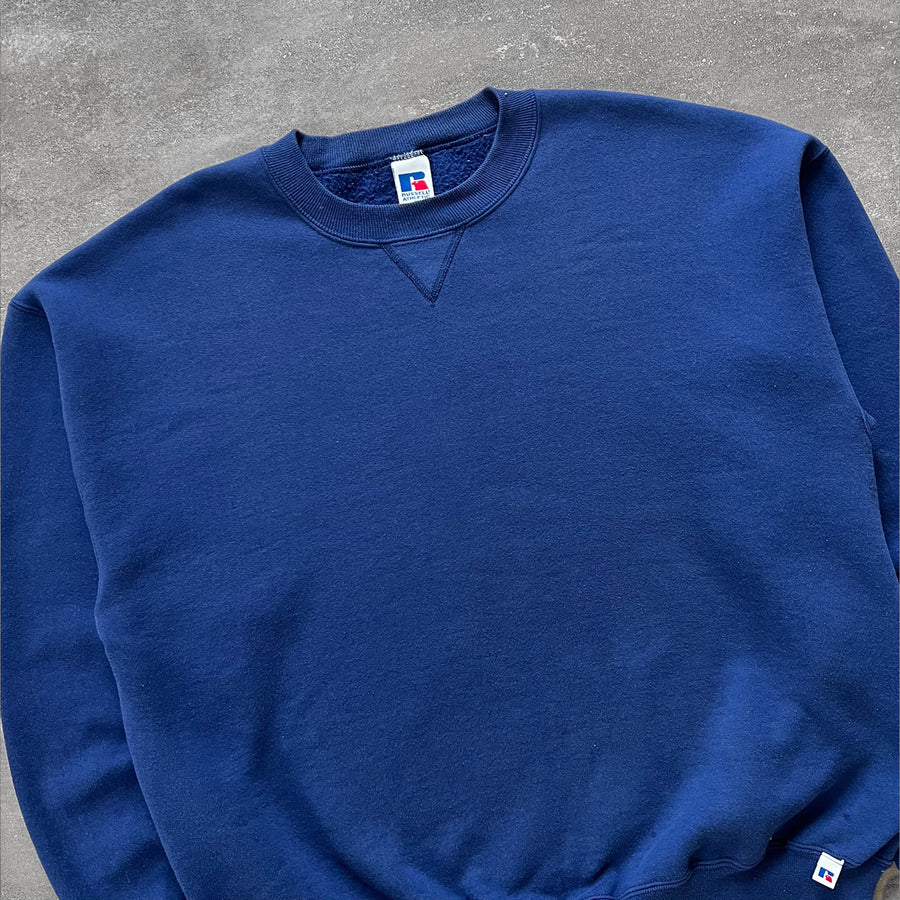 1990s Russell Crewneck Blue