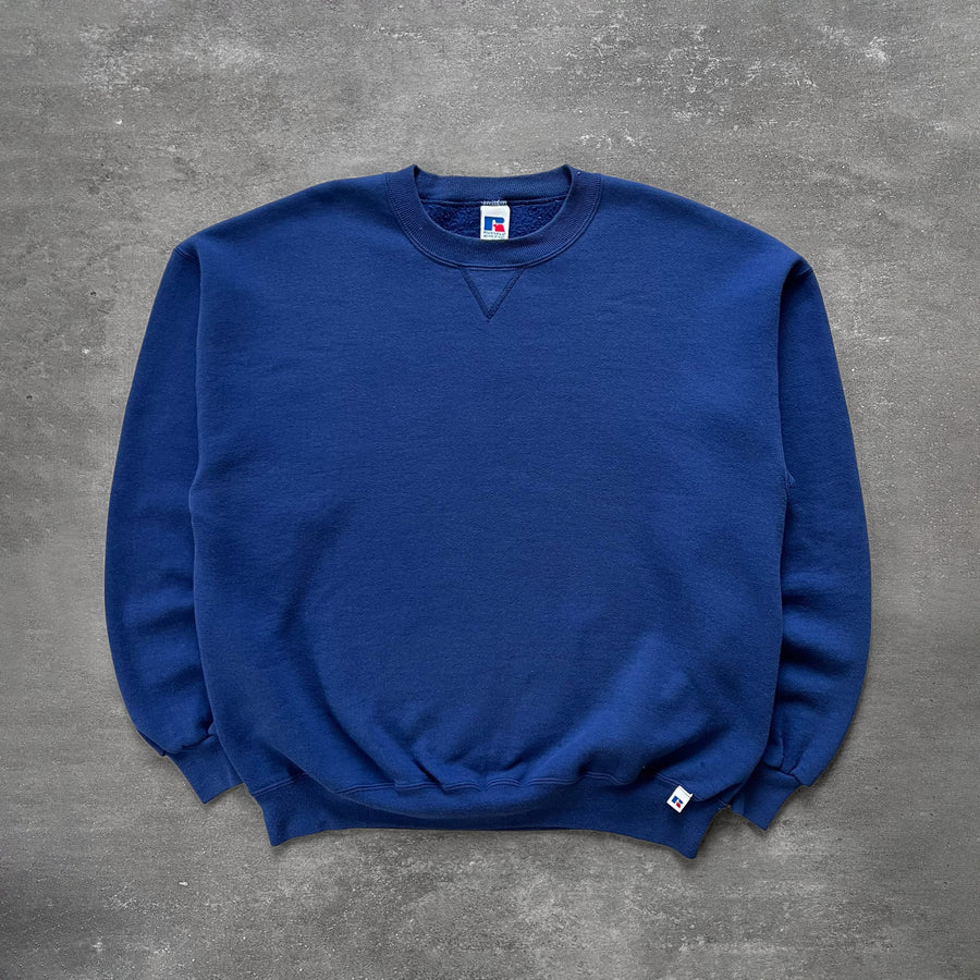 1990s Russell Crewneck Blue