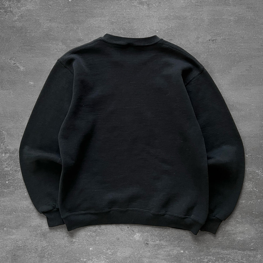 1980s Russell Crewneck Faded Black