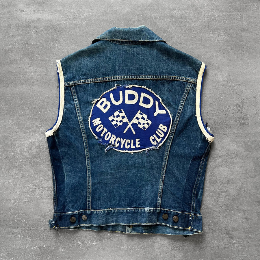 1960s Levi's Big E 'Buddy Motorcycle Club' Vest