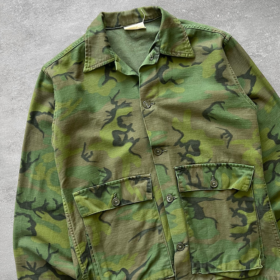 1970s Camo Overshirt Jacket