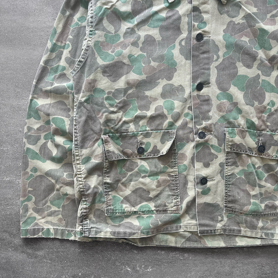 1960s Army Frogskin Camo Overshirt Jacket