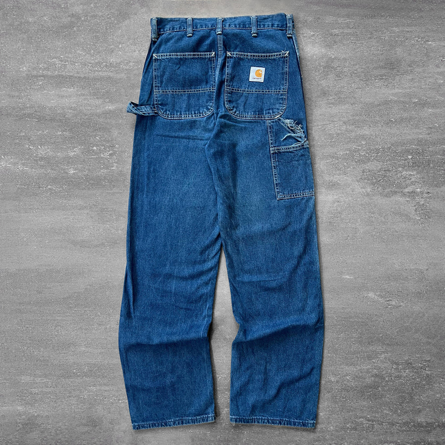 1990s Carhartt Denim Carpenter Pants 31