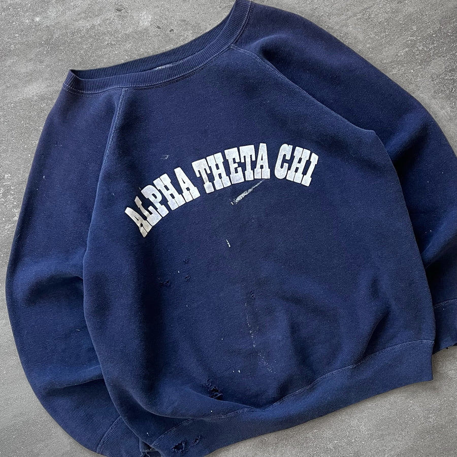 1960s Hanes Fraternity Raglan Sweatshirt