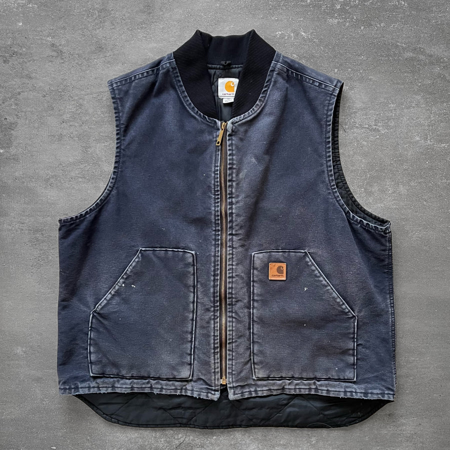 2000s Carhartt Vest Midnight Blue