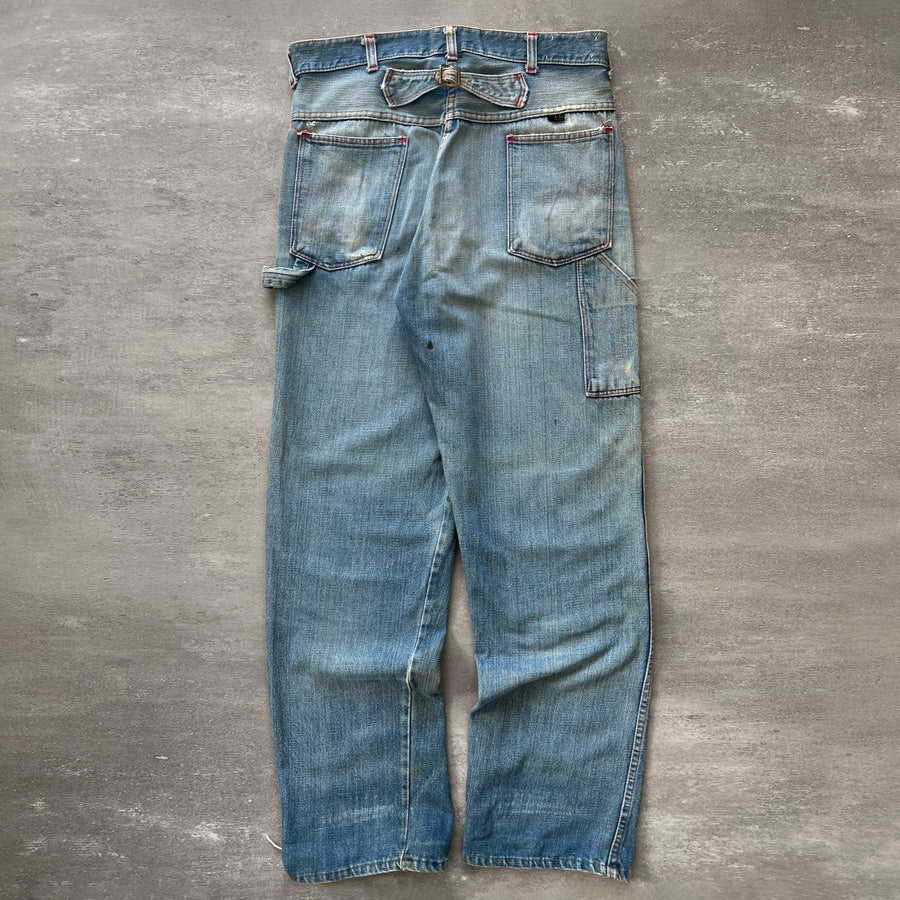 1970s Ely Cattleman Buckle Back Jeans 33
