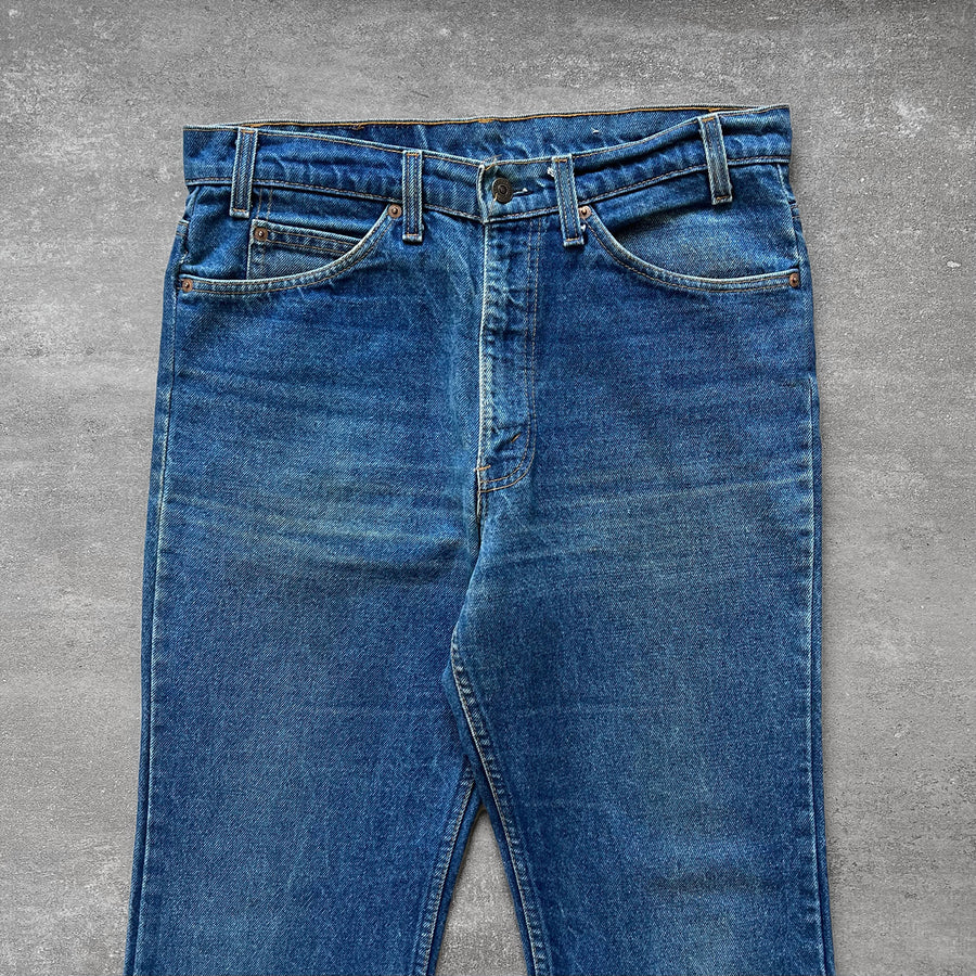 1980s Levi's 517 Orange Tab Jeans 32 x 30