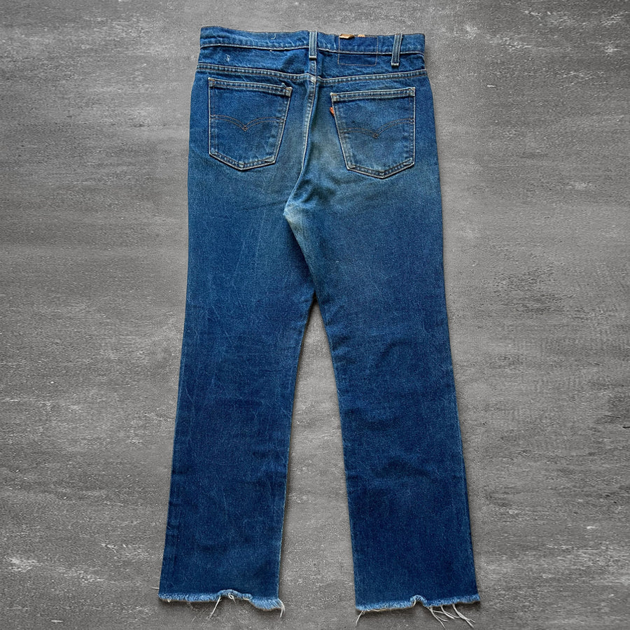 1980s Levi's 517 Orange Tab Jeans 32 x 30