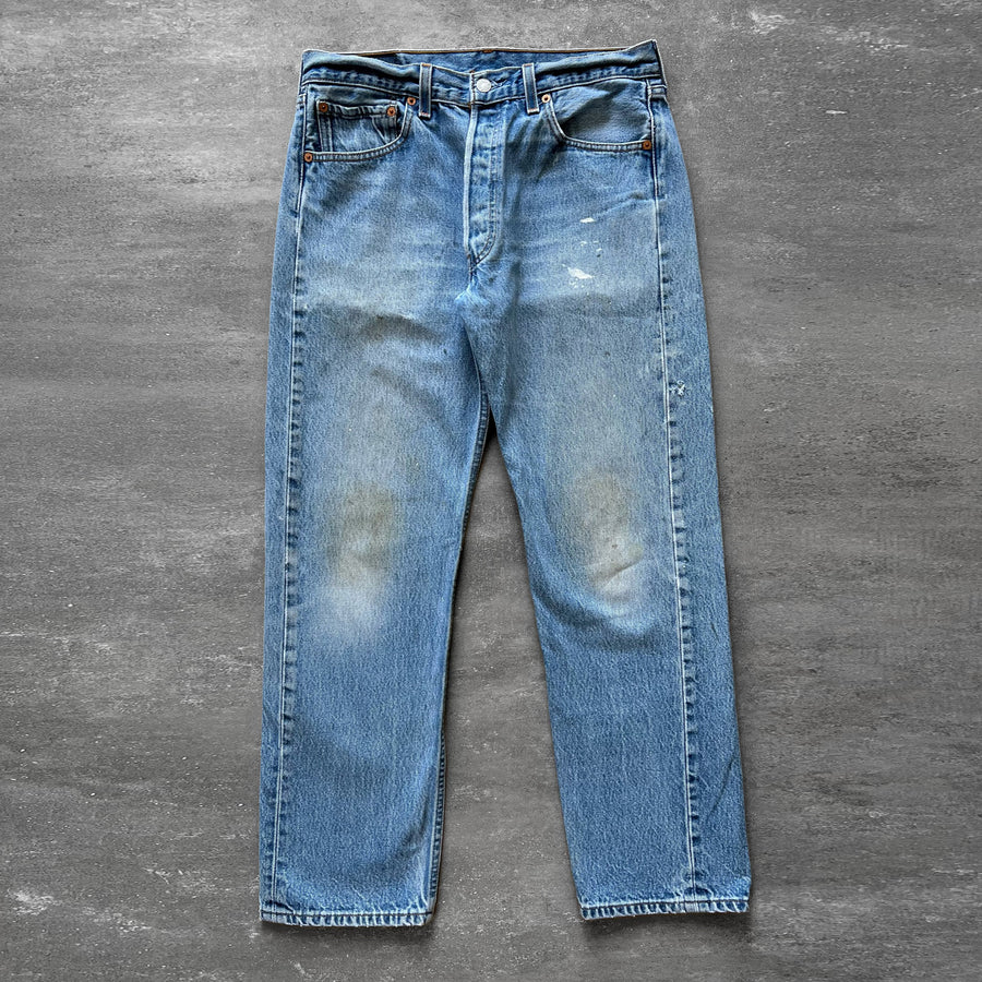 1990s Levi's 501xx Jeans Dirty Wash 31 x 28