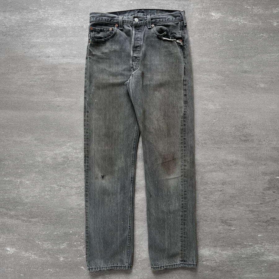 1990s Levi's 501 Jeans Gray 30
