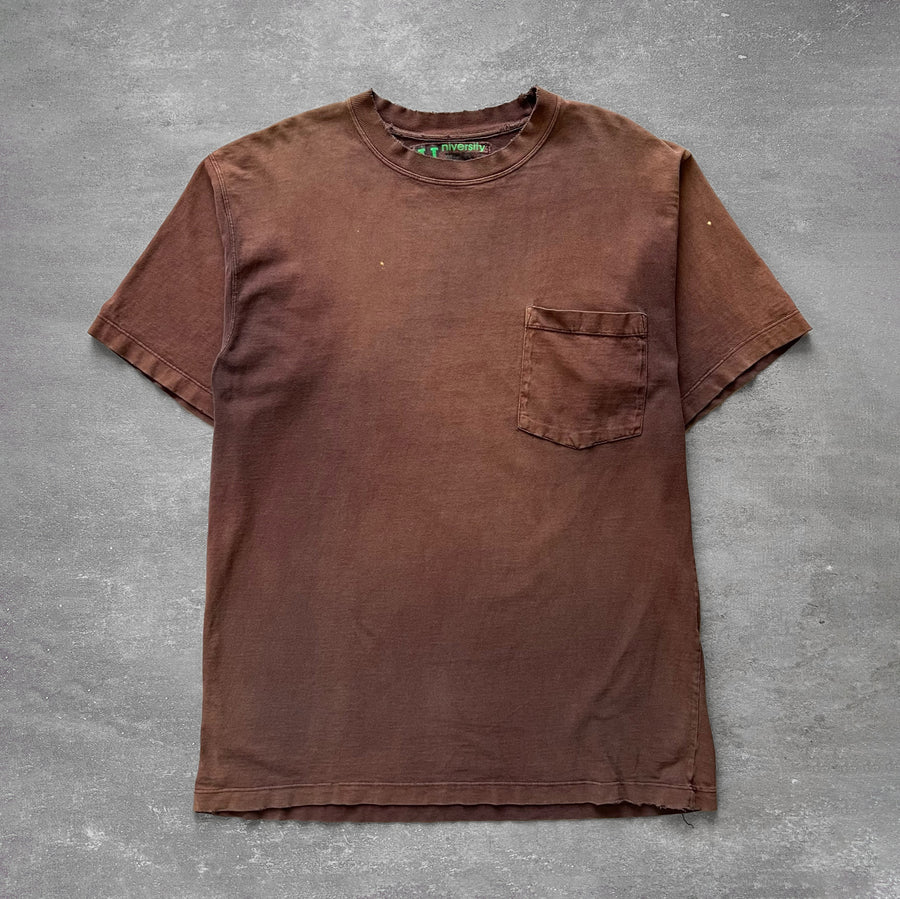 1990s Faded Brown Pocket Tee