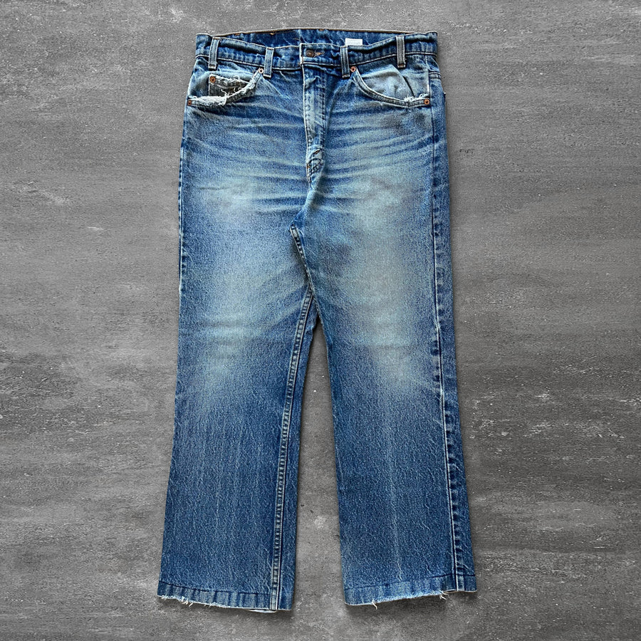 1990s Levi's 517 Orange Tab Jeans 32 x 28