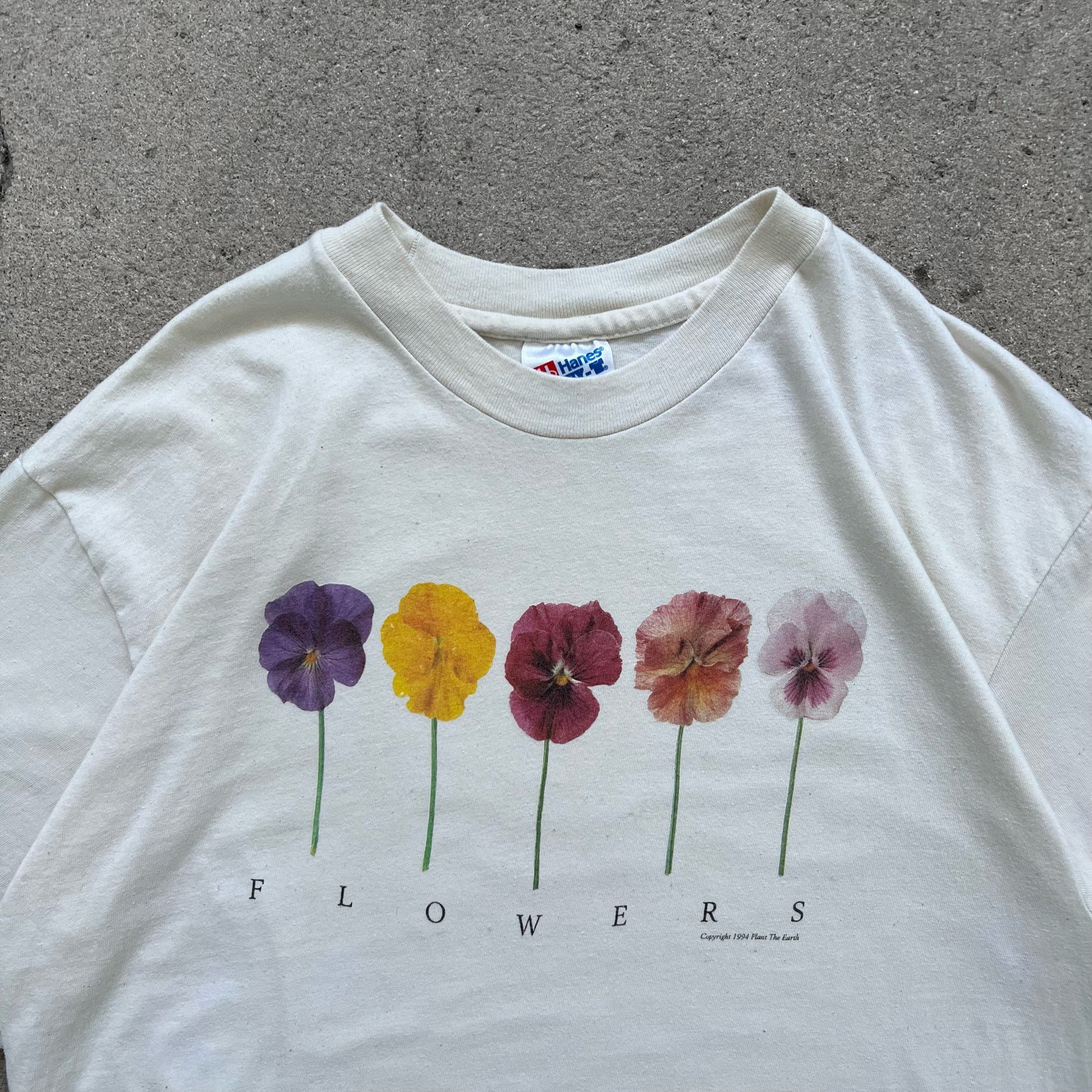 1994 Hanes 'Flowers' Tee – Ametora