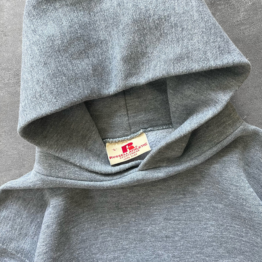 1970s Russell Red Tag Hoodie Gray